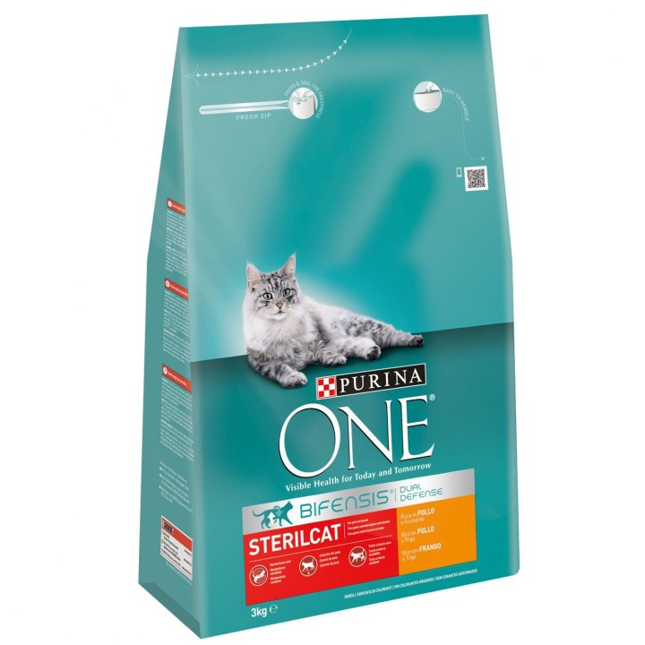 PURINA ONE  Bifensis Esterilizado rico en Pollo y Trigo