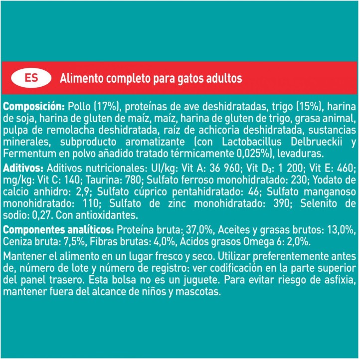 PURINA ONE  Bifensis Esterilizado rico en Pollo y Trigo