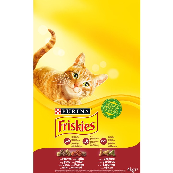 Purina Friskies Cat Adult Buey Pollo Verduras
