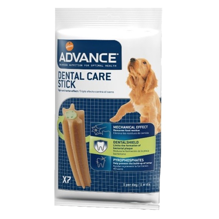 Advance Dental Care Stick, Snacks para perros, Higiene bucal