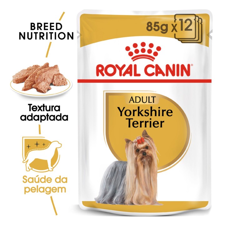 Royal Canin yorkshire comida húmeda para perro adulto  - Kompymascotas