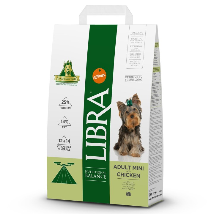 Pienso LIBRA Adult Dog Mini Pollo y Arroz