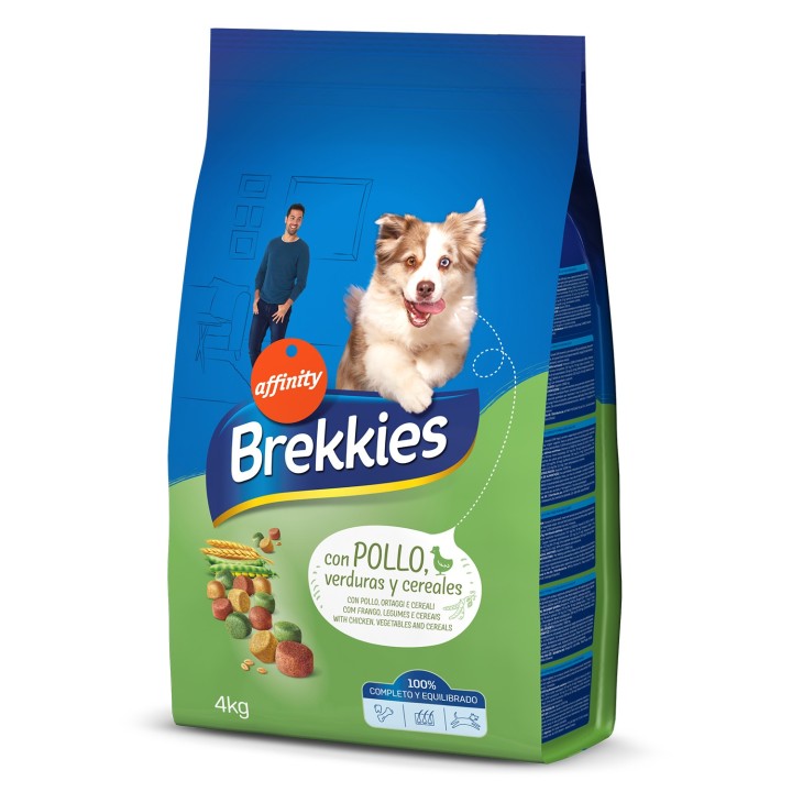 Brekkies Pollo y Cereales, pienso para perros