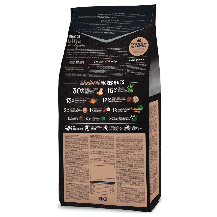 Ownat Ultra Medium Light, pienso para perros - Kompymascotas