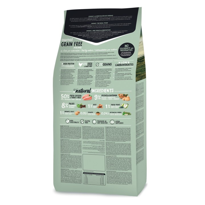 Ownat Just Grain Free Adult Chicken Pienso para perros - Kompymascotas