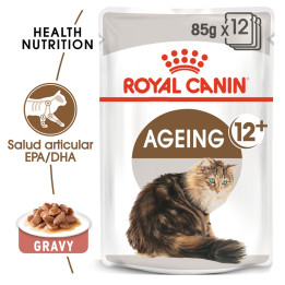 Royal Canin Ageing +12, Comida húmeda  para gatos - Kompymascotas