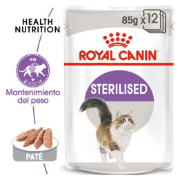 Comida húmeda Royal Canin Sterilised - Paté para gatos - Kompymascotas