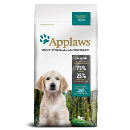 Applaws Puppy Small & Medium Breed Chicken, pienso para perros - Kompymascotas