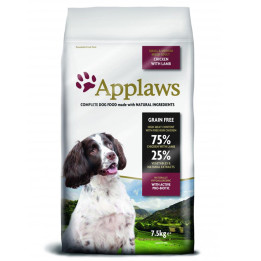 Applaws Adult Small & Medium Chicken with Lamb, pienso natural - Kompymascotas