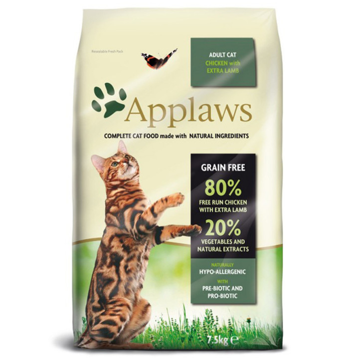 Applaws Cat Chicken & Lamb, pienso natural para gatos - Kompymascotas