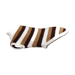 Jersey Hamilton para perros de rayas y lana sintética 