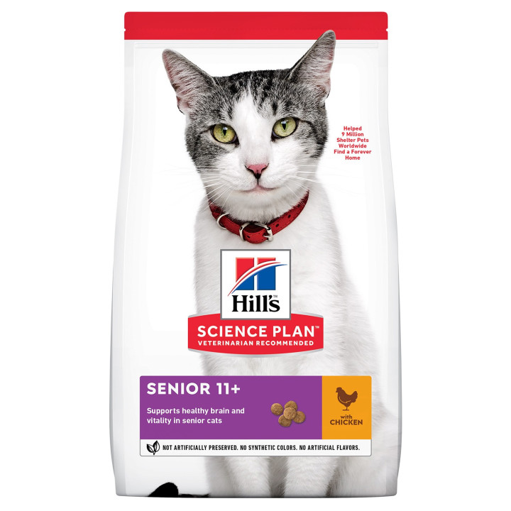 Hill's Science Plan Feline Senior 11+ Healthy Ageing - Kompymascotas
