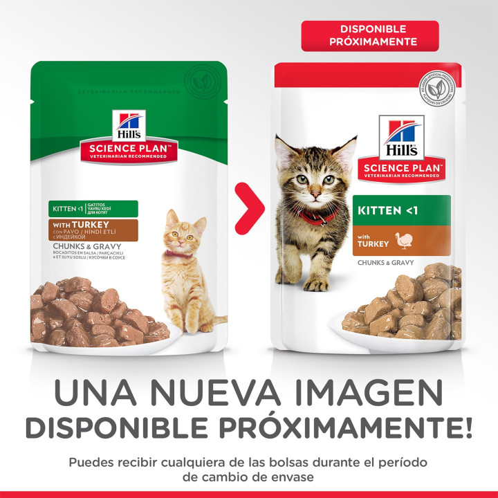 Hill's Science Plan Kitten con Pavo, Comida Húmeda - Kompymascotas