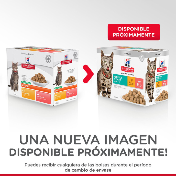Science Plan Perfect Weight , comida húmeda para gatos - Kompymascotas