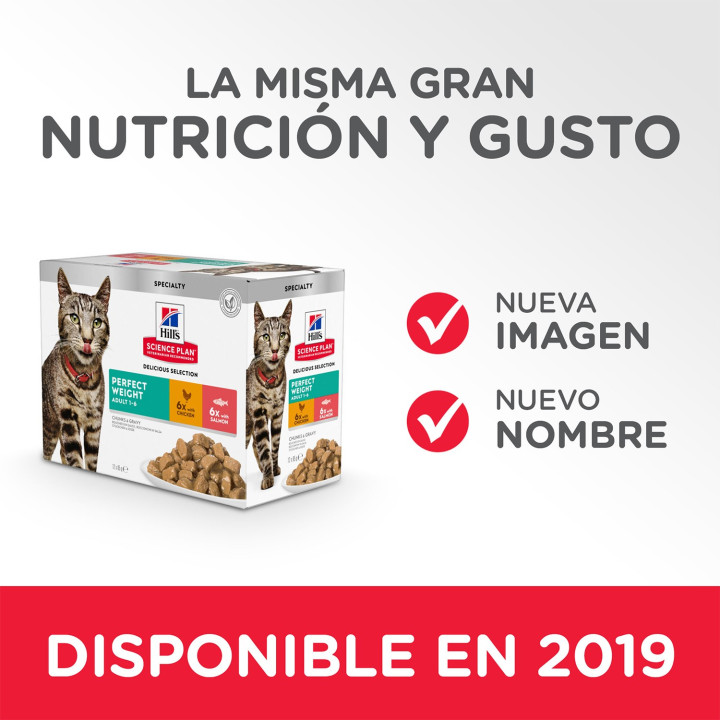 Science Plan Perfect Weight , comida húmeda para gatos - Kompymascotas
