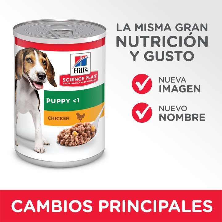 Hill's Science Plan Puppy con Pollo, comida húmeda para perros - Kompymascotas