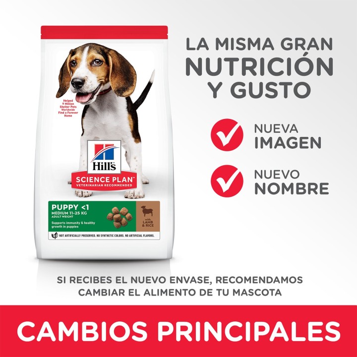Hill's Science Plan Puppy Healthy Development, pienso para perro - Kompymascotas