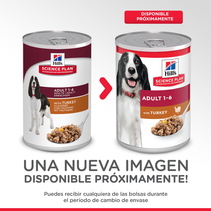 Hill's Science Plan Adult con Pavo, comida húmeda para perro - Kompymascotas