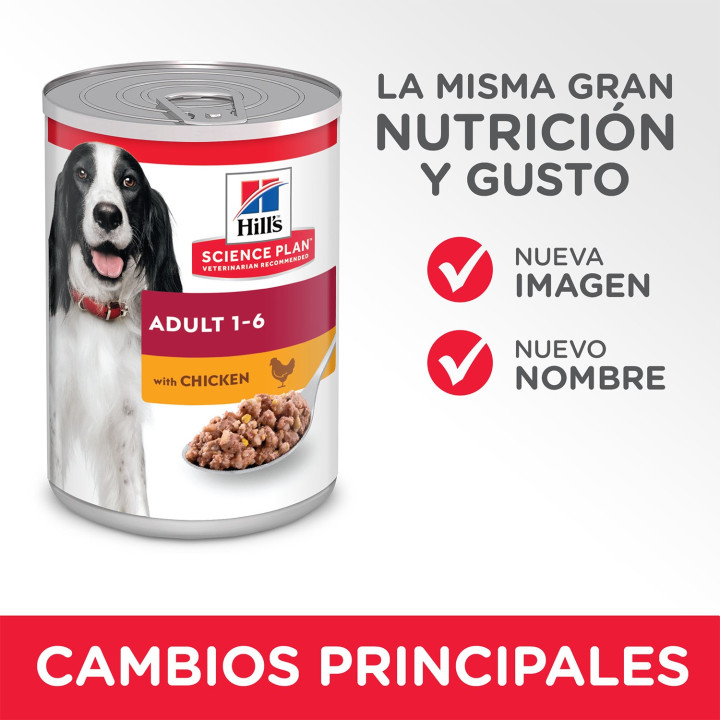 Hill's Science Plan Adult con Pollo, Comida húmeda perro - Kompymascotas