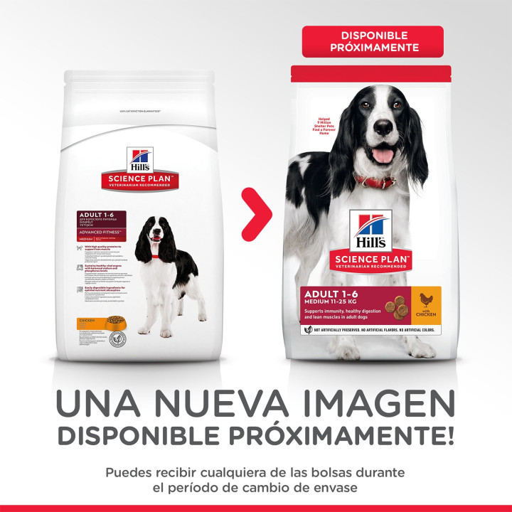 Hill's Science Plan Adult Advance Fitness Razas Medianas - Kompymascotas