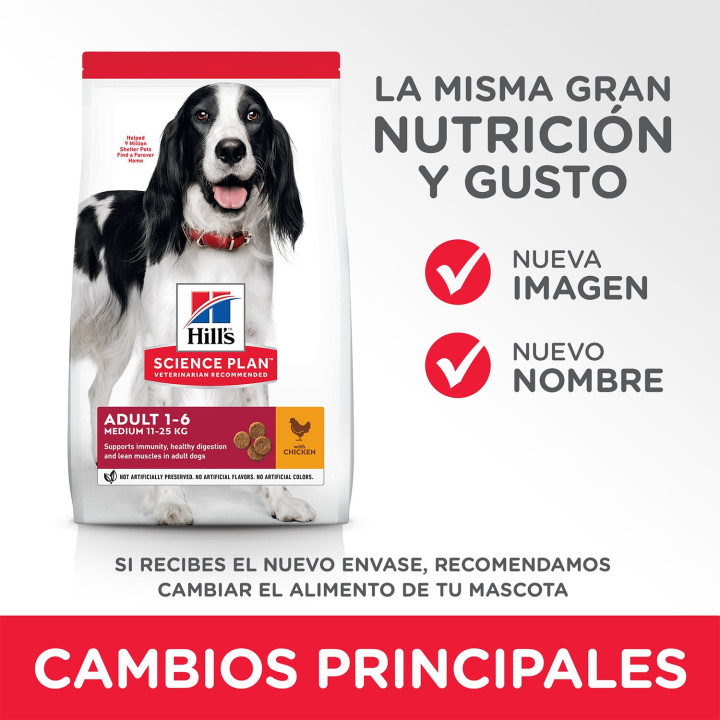 Hill's Science Plan Adult Advance Fitness Razas Medianas - Kompymascotas