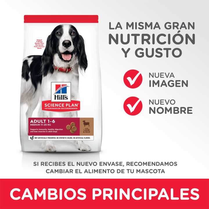 Hill's Science Plan Adult Advance Fitness Cordero y Arroz Pienso para perros - Kompymascotas