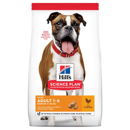 Hill's Science Plan Adult Light, pienso para perros - Kompymascotas