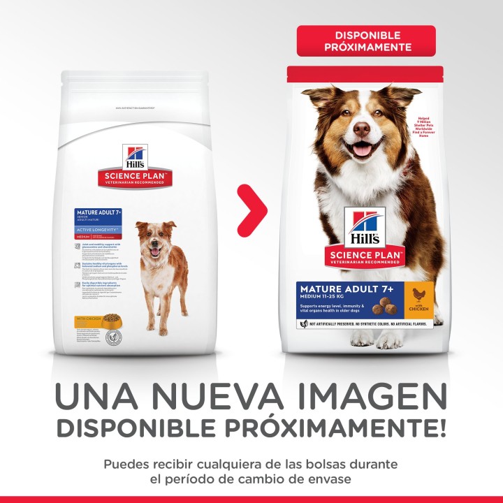 Hill's Science Plan Mature Adult 7+ Active Longevity - Kompymascotas