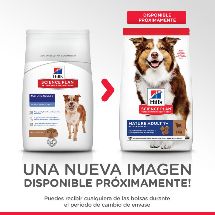Hill's Science Plan Mature Adult 7+ Active Longevity - Kompymascotas