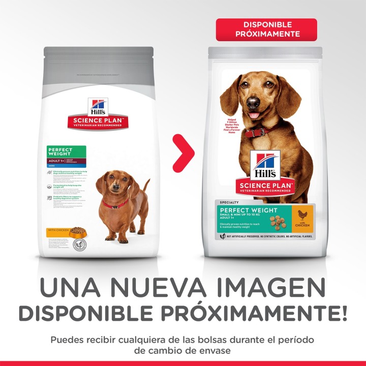 Hill's Science Plan Perfect Canine Mini Pienso para perros - Kompymascotas