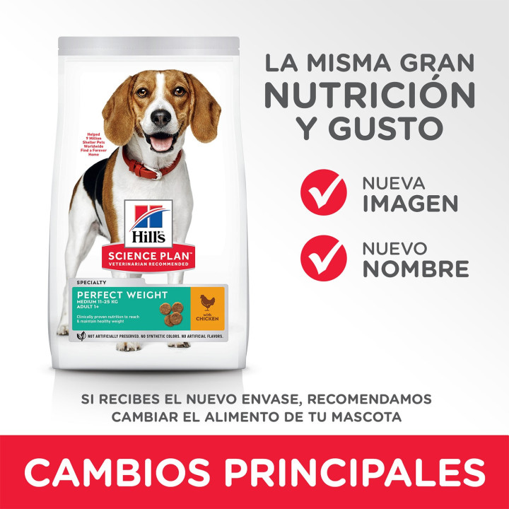 Hill's Science Plan Perfect Canine Medium Pienso para perros - Kompymascotas