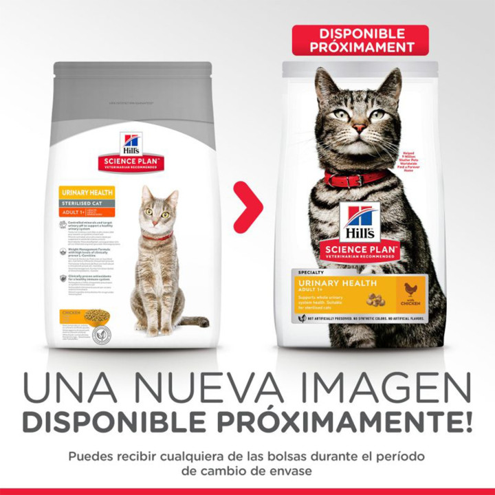 Pienso Hill's Science Plan Feline Adult Urinary Sterilized Cat - Kompymascotas