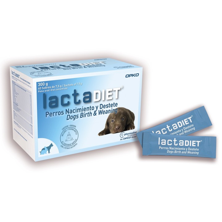 Lactadiet Nacimiento y Destete Perros, leche para cachorros - Kompymascotas