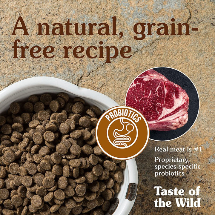 Taste of the Wild High Prairie, pienso natural sin cereales - Kompymascotas