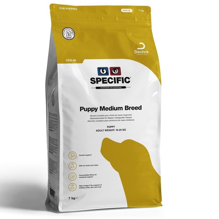 Specific Puppy Medium Breed - CPD-M Pienso para Cachorros - Kompymascotas