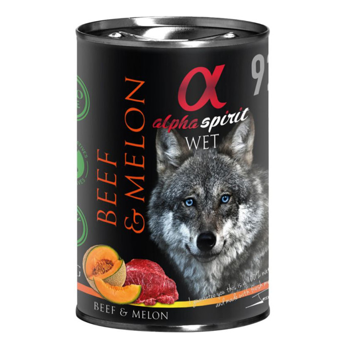 Alpha Spirit Ternera y Melón (Lata)