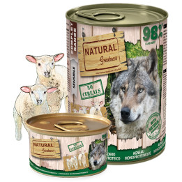 utiliza como fuente de proteína, exclusivamente la carne de cordero