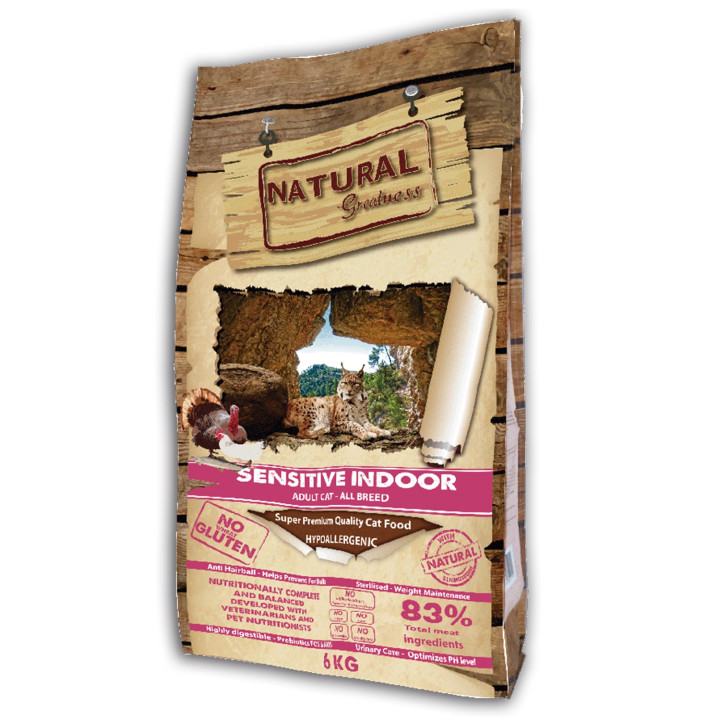  alta cantidad de proteína, ideal para las razas de gatos adultos