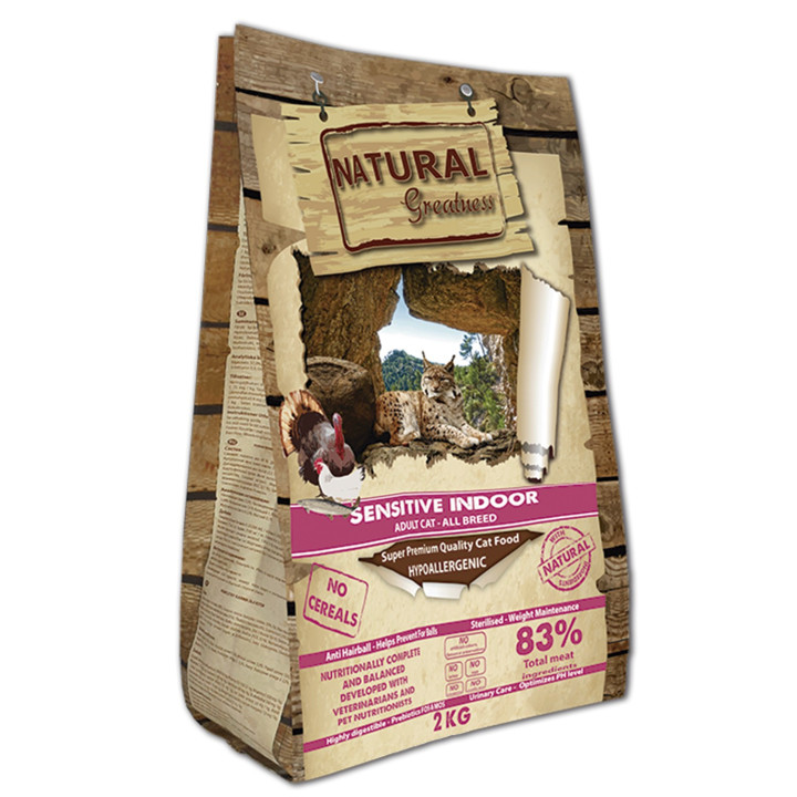  alta cantidad de proteína, ideal para las razas de gatos adultos