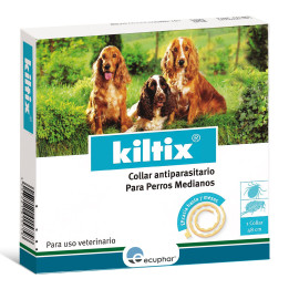 Collar antiparasitario Kiltix para perros - Kompymascotas