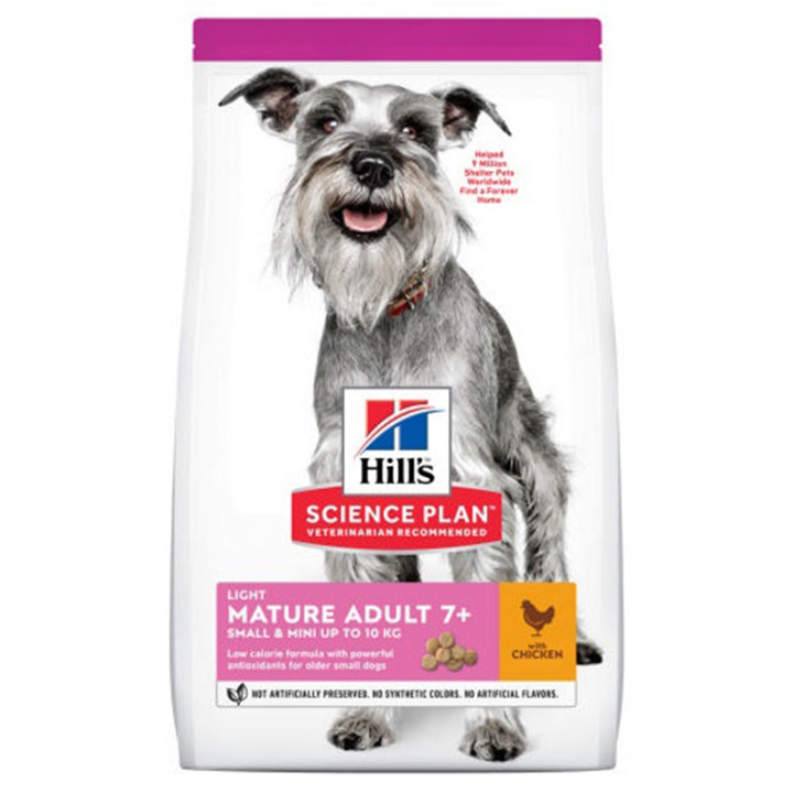 Pienso Hill's Science Plan Mature Adult 7+ Light Mini - Kompymascotas
