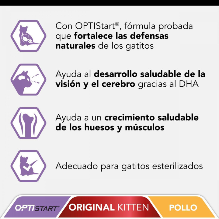 Purina Pro Plan Junior Gato Pollo Pienso para gatos - Kompymascotas