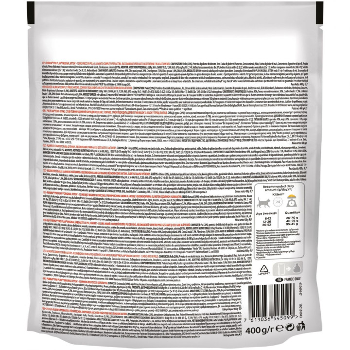 Purina Pro Plan Junior Gato Pollo Pienso para gatos - Kompymascotas