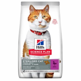 Hill´s Science Plan Sterilised Cat Young Adult Pato