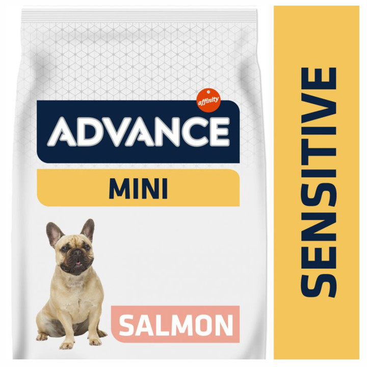 Advance Mini Sensitive con salmón y arroz Pienso para perros - Kompymascotas