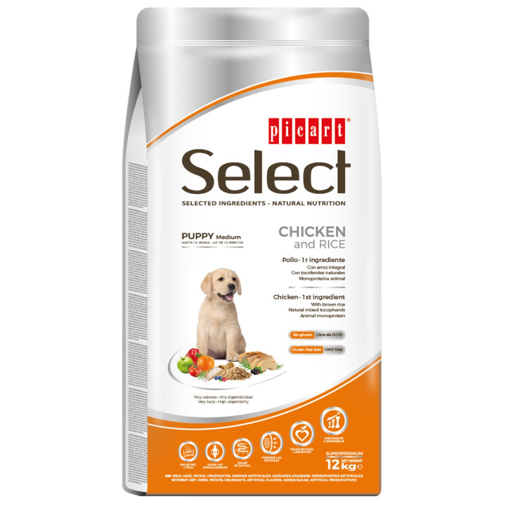Picart Select Puppy Pienso para cachorros - Kompymascotas