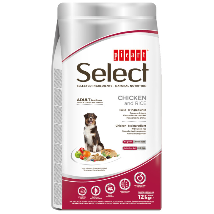 Picart Select Adult, pienso para perros - Kompymascotas