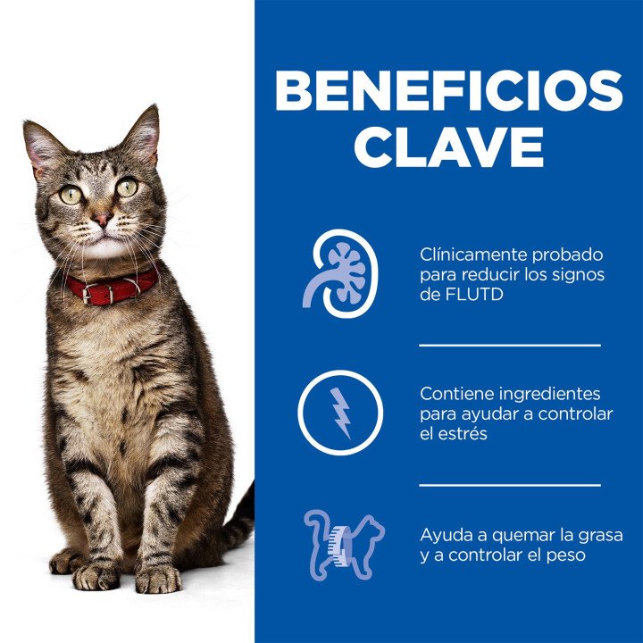 Hill's Prescription Urinary Stress (Feline), Pienso para gatos - Kompymascotas