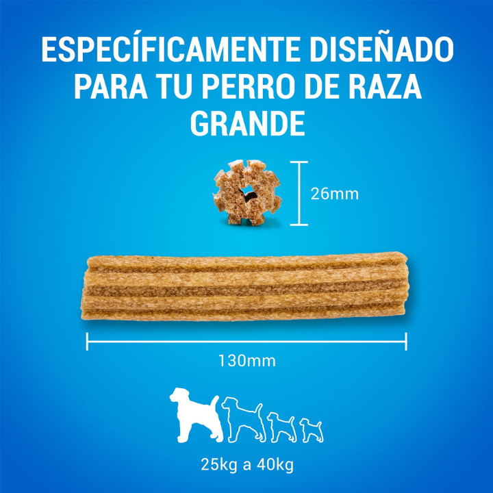Purina Dentalife perros grandes, snacks y golosinas - Kompymascotas