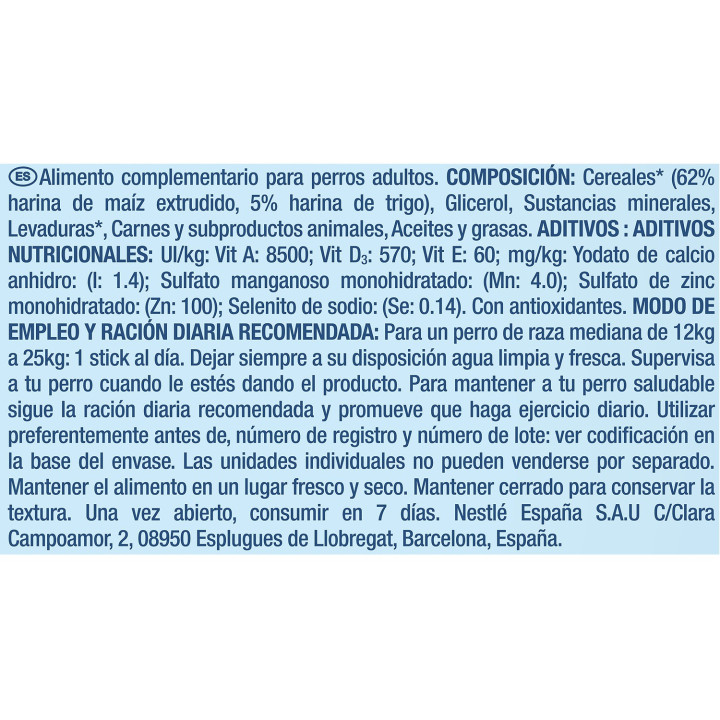 Purina Dentalife perros medianos, Snack y golosinas - Kompymascotas